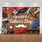 Fathers Day Backdrop Banner Happy Father's Day Decorations Banner Rustic Wood Tie Tool I Love Dad Background Best Dad Ever Party Supplies Photo Booth Props (7x5ft (82x60 inch))